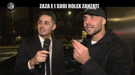 zaza e i suoi rolex zanzati|Lo scherzo de Le Iene a Zaza: “I suoi rolex zanzati” .